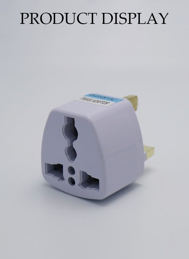 DUNISO 8 Pcs Universal Travel Adapter，UK Travel Plug Adapter，Power Socket Converter,Suitable for Hong Kong/UK/India/Pakistan/Singapore/Malaysia/Vietnam/Indonesia/Maldives/Qatar and so on - Image 3